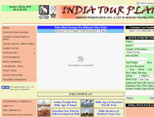 Tablet Screenshot of indiatourplan.com